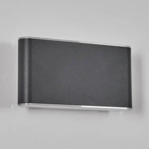 hofstein Paranhas Lampe murale d´extérieur, Luminaire de salle de bain, Luminaire Up & Down, Applique murale Anthracite, 1 lumière* Lampes Modernes