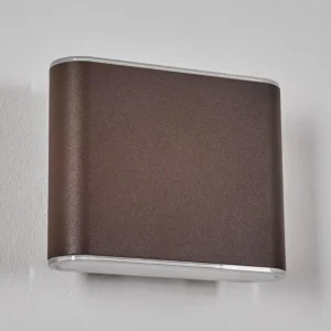 hofstein Paranhas Lampe murale d´extérieur, Luminaire de salle de bain, Luminaire Up & Down, Applique murale Rouille, 1 lumière* Lampes Modernes