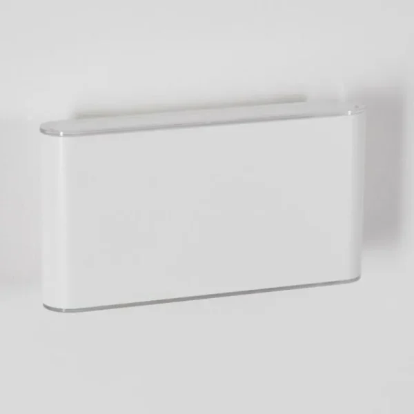 hofstein Paranhas Lampe murale d´extérieur, Luminaire de salle de bain, Luminaire Up & Down, Applique murale Blanc, 1 lumière* Lampes Modernes