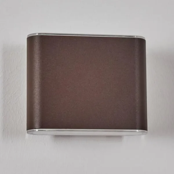 hofstein Paranhas Lampe murale d´extérieur, Luminaire de salle de bain, Luminaire Up & Down, Applique murale Rouille, 1 lumière* Lampes Modernes
