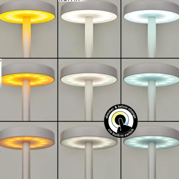 hofstein Parel Lampe à poser LED Blanc, 1 lumière* Lampes Modernes