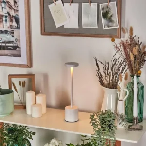 hofstein Parel Lampe à poser LED Blanc, 1 lumière* Lampes Modernes