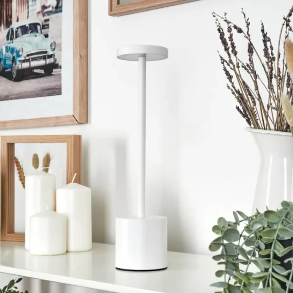 hofstein Parel Lampe à poser LED Blanc, 1 lumière* Lampes Modernes