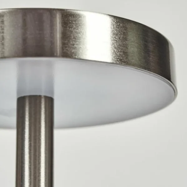 hofstein Parel Lampe de bureau, Lampe à poser LED Nickel mat, 1 lumière* Lampes Modernes