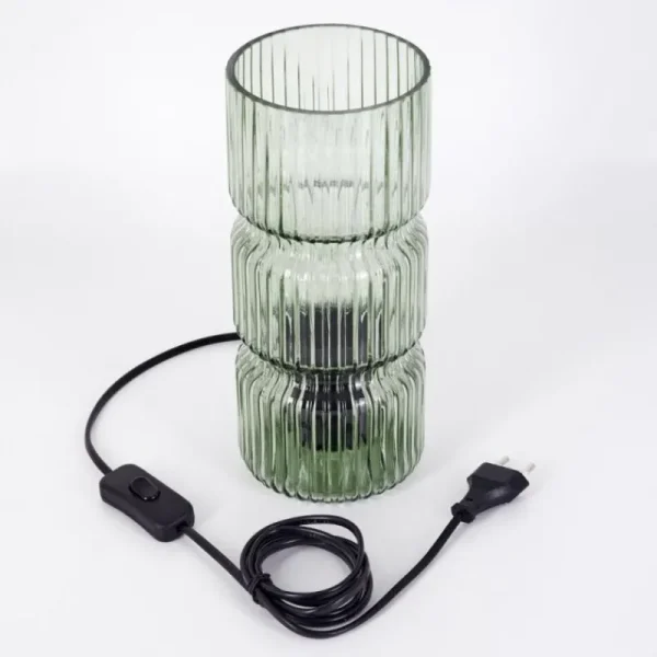 hofstein Penteado Lampe à poser Noir, 1 lumière* Lampes En Verre