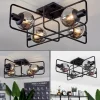 hofstein Plafonnier Agropoli Noir, 4 lumières* Lampes Modernes
