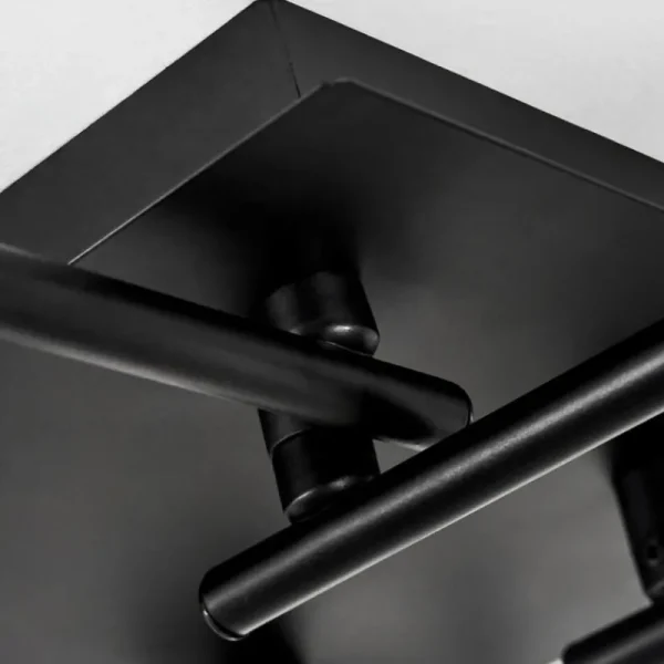 hofstein Plafonnier Agropoli Noir, 4 lumières* Lampes Modernes