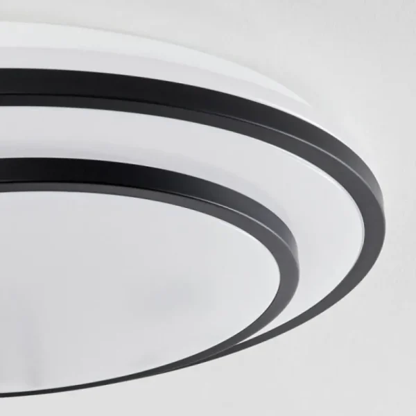 hofstein Plafonnier Almograve LED Blanc, 1 lumière, Télécommandes* Lampes Modernes