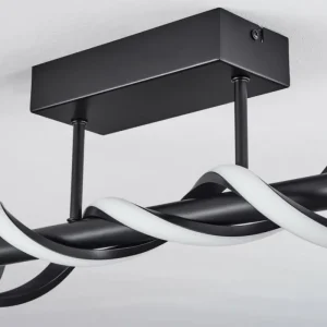 hofstein Plafonnier Alvarim LED Noir, 1 lumière* Lampes Modernes