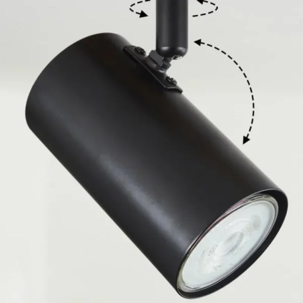 hofstein Plafonnier Arbrentin Écru, Noir, 1 lumière* Lampes Modernes