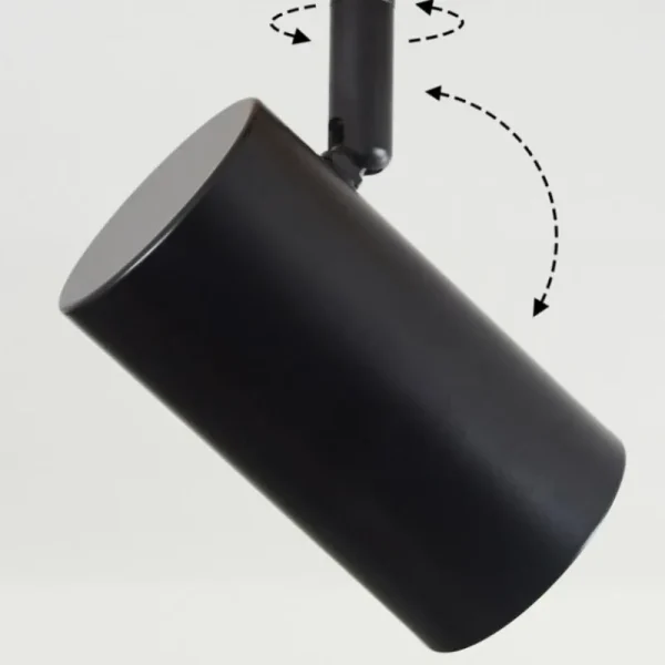 hofstein Plafonnier Arbrentin Écru, Noir, 2 lumières* Lampes Modernes