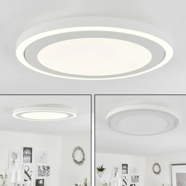 hofstein Plafonnier Audrieu LED Blanc, 2 lumières* Lampes Modernes