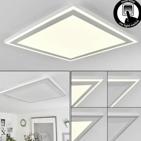 hofstein Plafonnier Audrieu LED Blanc, 2 lumières* Lampes Modernes