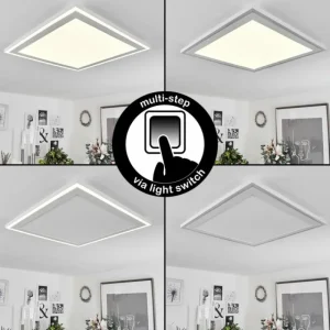 hofstein Plafonnier Audrieu LED Blanc, 2 lumières* Lampes Modernes