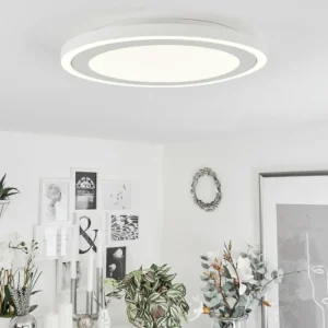 hofstein Plafonnier Audrieu LED Blanc, 2 lumières* Lampes Modernes