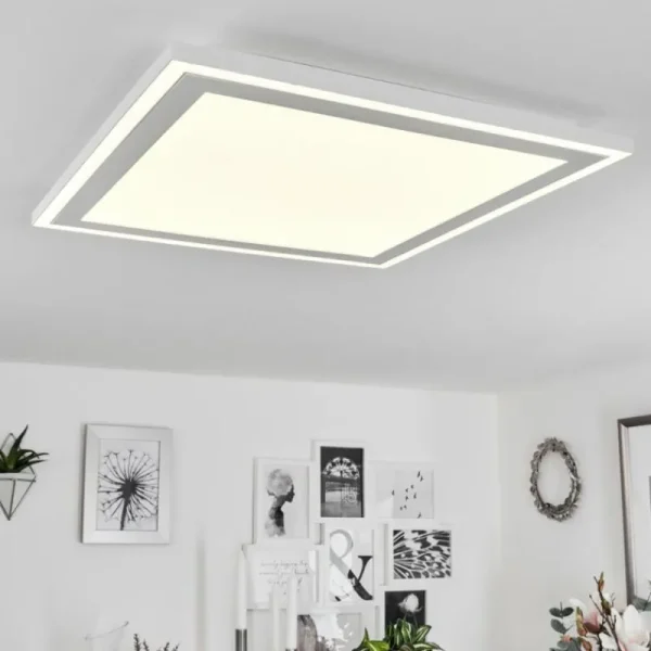 hofstein Plafonnier Audrieu LED Blanc, 2 lumières* Lampes Modernes