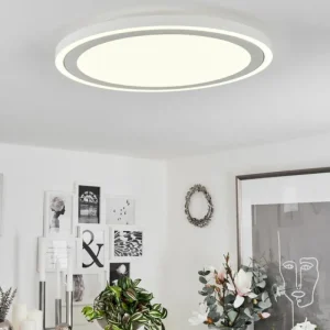 hofstein Plafonnier Audrieu LED Blanc, 2 lumières* Lampes Modernes