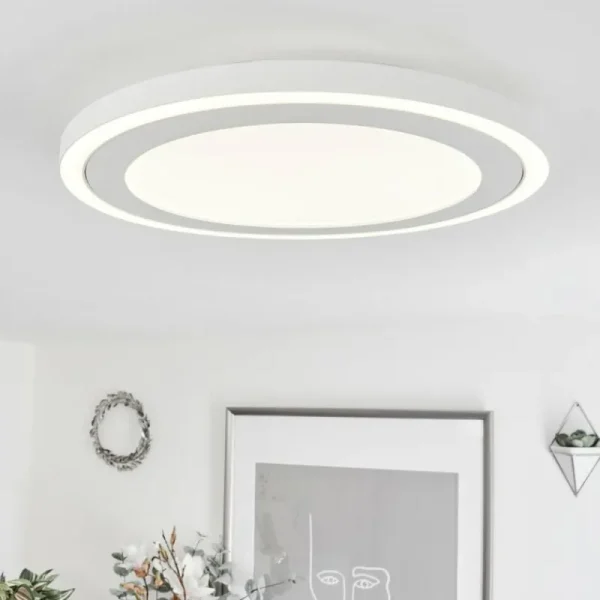 hofstein Plafonnier Audrieu LED Blanc, 2 lumières* Lampes Modernes