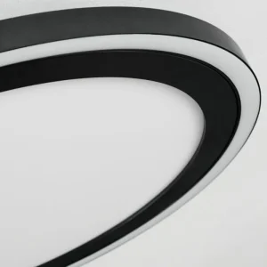 hofstein Plafonnier Audrieu LED Noir, Blanc, 2 lumières* Lampes Modernes