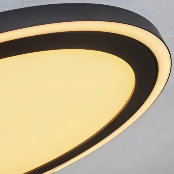 hofstein Plafonnier Audrieu LED Noir, Blanc, 2 lumières* Lampes Modernes