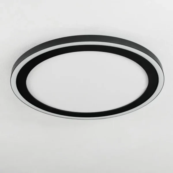 hofstein Plafonnier Audrieu LED Noir, Blanc, 2 lumières* Lampes Modernes