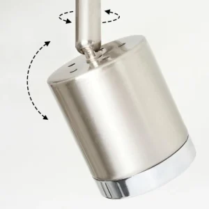 hofstein Plafonnier Autilla LED Nickel mat, Blanc, 3 lumières* Lampes Modernes