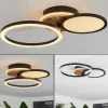 hofstein Plafonnier Avelal LED Brun, Couleur bois, Noir, 1 lumière* Lampes Modernes