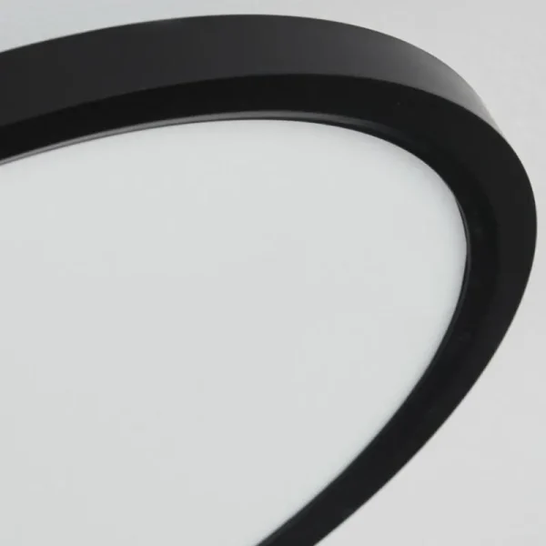 hofstein Plafonnier Avelal LED Brun, Couleur bois, Noir, 1 lumière* Lampes Modernes