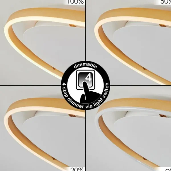 hofstein Plafonnier Barril LED Blanc, 1 lumière* Lampes Modernes