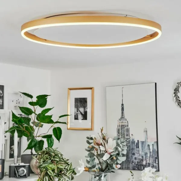 hofstein Plafonnier Barril LED Blanc, 1 lumière* Lampes Modernes