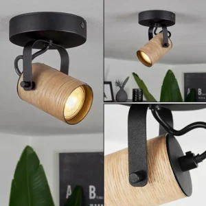 hofstein Plafonnier Beleco Écru, Noir, 1 lumière* Lampes Modernes