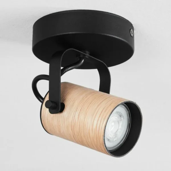 hofstein Plafonnier Beleco Écru, Noir, 1 lumière* Lampes Modernes