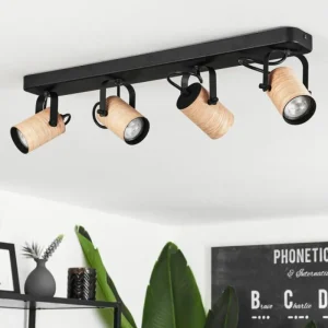 hofstein Plafonnier Beleco Écru, Noir, 4 lumières* Lampes Modernes