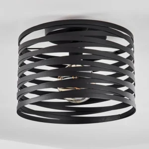hofstein Plafonnier Bust Noir, 1 lumière* Lampes Modernes
