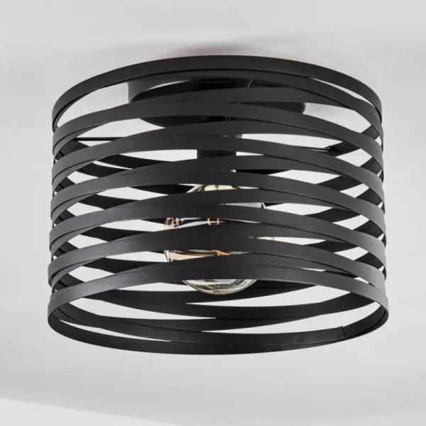 hofstein Plafonnier Bust Noir, 1 lumière* Lampes Modernes