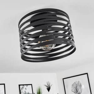 hofstein Plafonnier Bust Noir, 1 lumière* Lampes Modernes