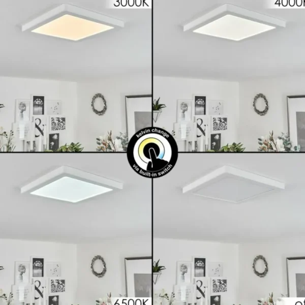 hofstein Plafonnier Canditas LED Blanc, 1 lumière* Lampes Modernes