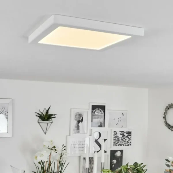 hofstein Plafonnier Canditas LED Blanc, 1 lumière* Lampes Modernes