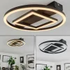hofstein Plafonnier Canhoso LED Noir, 1 lumière* Lampes Modernes