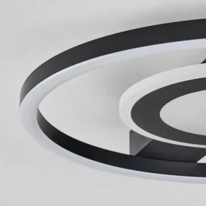hofstein Plafonnier Canhoso LED Noir, 1 lumière* Lampes Modernes