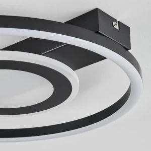 hofstein Plafonnier Canhoso LED Noir, 1 lumière* Lampes Modernes