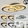 hofstein Plafonnier Casaldelo LED Anthracite, 1 lumière* Lampes Modernes