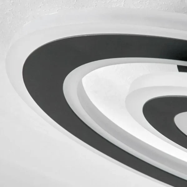 hofstein Plafonnier Casaldelo LED Anthracite, 1 lumière* Lampes Modernes
