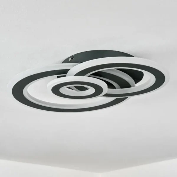hofstein Plafonnier Casaldelo LED Anthracite, 1 lumière* Lampes Modernes
