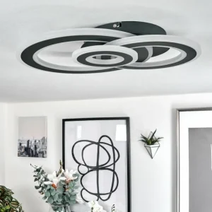 hofstein Plafonnier Casaldelo LED Anthracite, 1 lumière* Lampes Modernes
