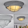 hofstein Plafonnier Coltauco Gris, 1 lumière* Lampes En Verre