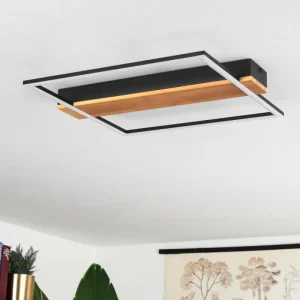 hofstein Plafonnier Courceaux LED Écru, Noir, 1 lumière* Lampes Modernes