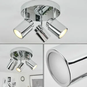 hofstein Plafonnier Douarnenez Chrome, 3 lumières* Lampes Modernes