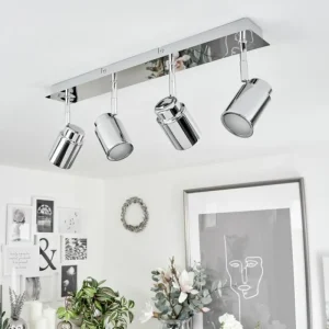 hofstein Plafonnier Douarnenez Chrome, 4 lumières* Lampes Modernes
