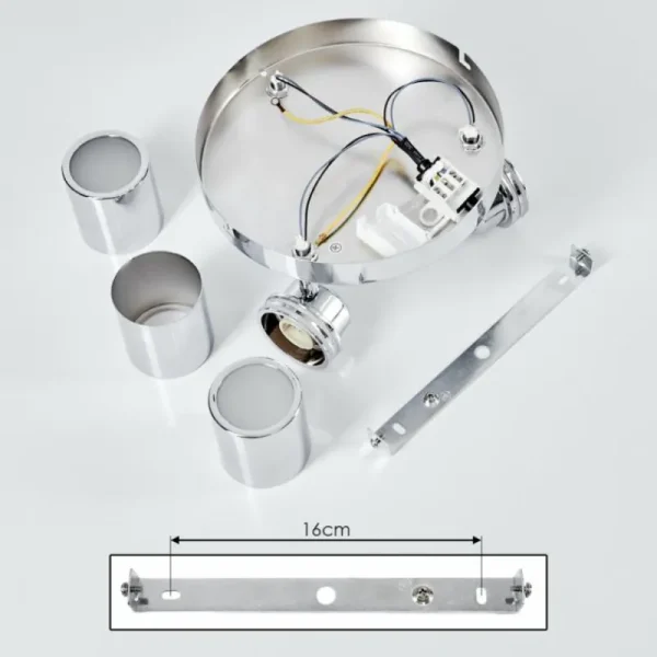 hofstein Plafonnier Douarnenez Chrome, 3 lumières* Lampes Modernes